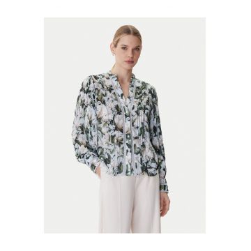 Camasa dama  poliester - Verde/Albastru deschis