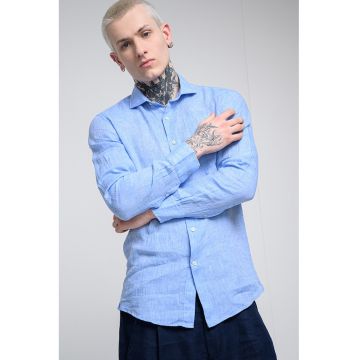 Camasa de in cu maneci lungi - Albastru deschis