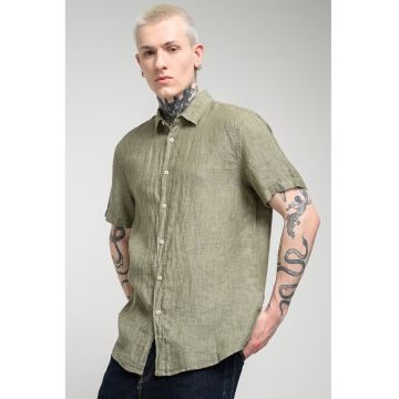 Camasa de in cu maneci scurte - Kaki