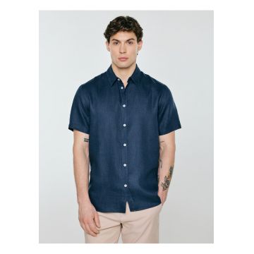 Camasa de in uni cu maneca scurta Linerso