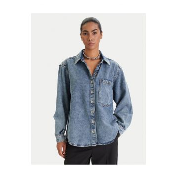 Camasa din denim  albastra - Albastru