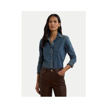 Camasa din denim  albastru