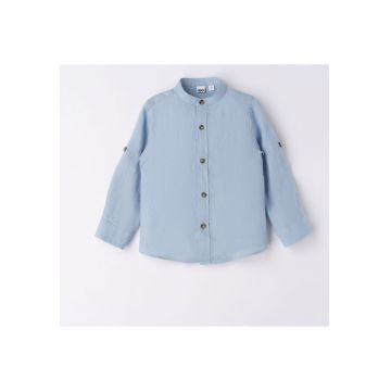 Camasa din in pentru baiat -  4.6200 - Albastru