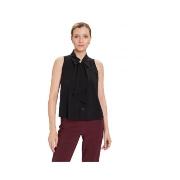 Camasa fara maneci dama -  poliester - negru