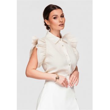 Camasa fara maneci  OW-SH-E0037 - Ecru