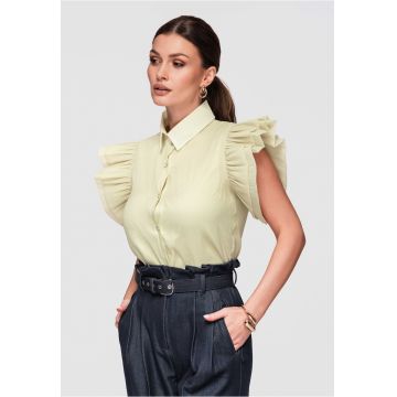 Camasa fara maneci  OW-SH-E0037 - Verde