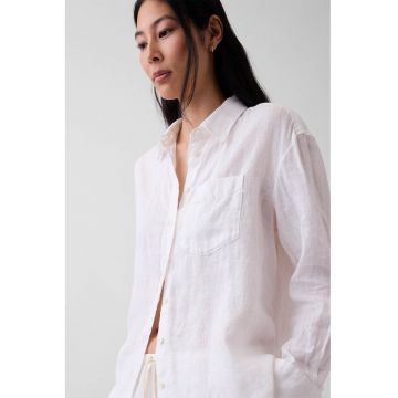 Camasa lejera de in - Alb murdar