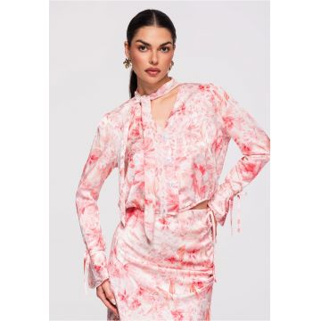 Camasa model floral  OW-SH-E0033 - Roz