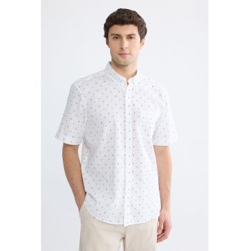 Camasa Oxford de bumbac - Alb