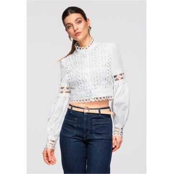 Camasa scurta  OW-SH-E0013 - Alb