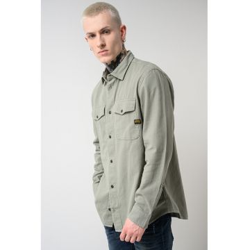 Camasa slim fit Marine - Verde deschis