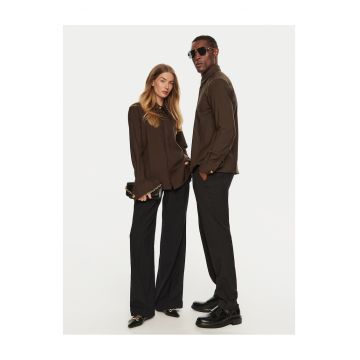 Camasa unisex  maro - bumbac -