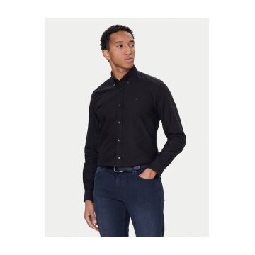 Camasa barbati  culoare negru - bumbac