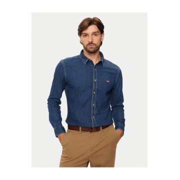 Camasa barbati  denim - albastru -