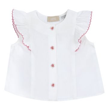Camasa copii Chicco, alb cu model, 02193-70MFCO