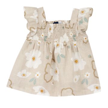 Camasa copii Chicco, bej cu model, 02045-70MC