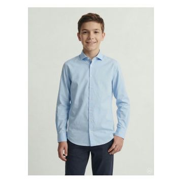 Camasa cu maneca lunga - baieti - AXEL - Regular Fit - Albastru