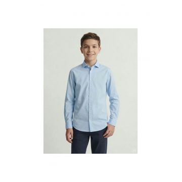 Camasa cu maneca lunga - baieti - AXEL - Regular Fit - Albastru