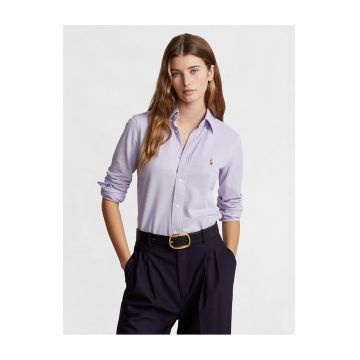 Camasa dama -  slim fit - violet - bumbac