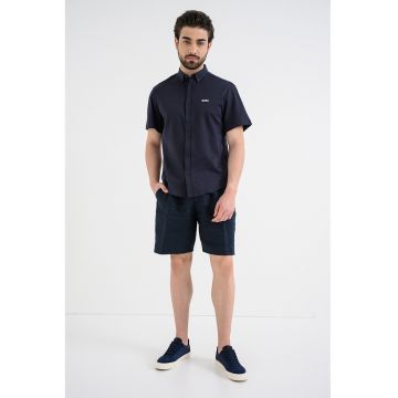 Camasa regular fit cu maneci scurte Motion - Bleumarin