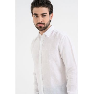 Camasa uni de in - Alb