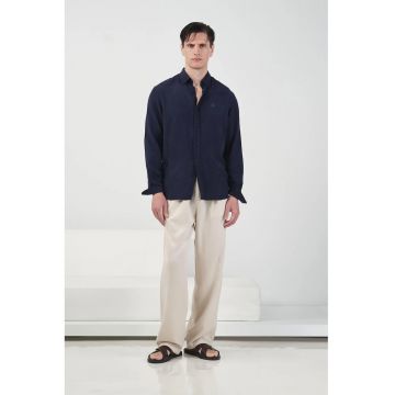 Camasa barbati -  bleumarin - Tencel