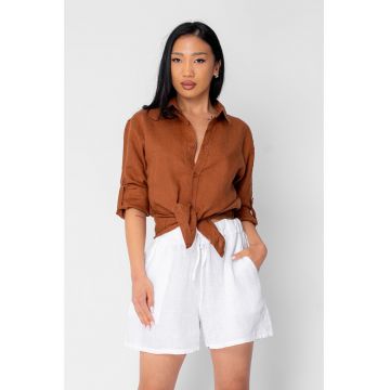 Camasa Boyfriend dIn 100% In Brown 21207 - Maro