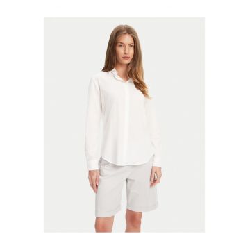Camasa dama -  alb - material sintetic -