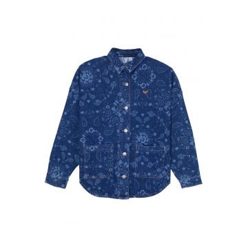 Camasa denim femei -  albastru - bumbac