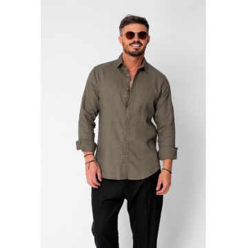 Camasa dIn 100% In Premium Dark Green 21037 - Verde