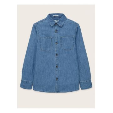Camasa din chambray cu maneca lunga -