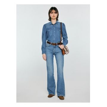Camasa din denim cu buzunare aplicate Indiana