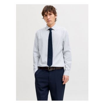 Camasa non-iron barbati din bumbac organic - Slim Fit - JPRBLAPARKER - Alb -