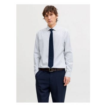 Camasa non-iron barbati din bumbac organic - Slim Fit - JPRBLAPARKER - Alb -