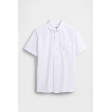 Camasa Oxford din bumbac - Alb optic