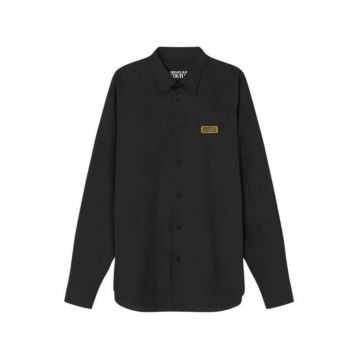 Camasa regular fit din bumbac cu maneca lunga