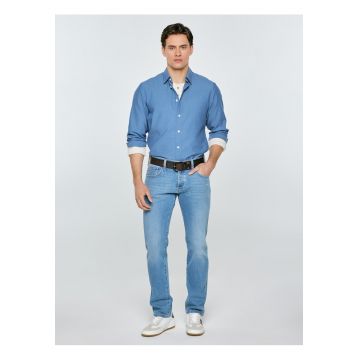 Camasa slim fit din bumbac Frankinison