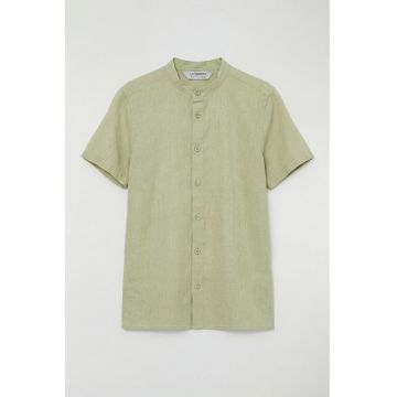 Camasa tunica de bumbac - Verde deschis
