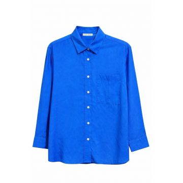 Camasi dama -  Relaxed Fit - maneca lunga - Maya Blue - 90% modal