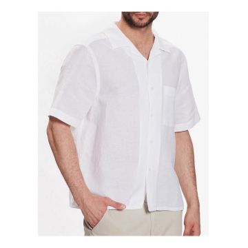 Camasa barbati -  In/Bumbac - Regular Fit - Alb - Alb