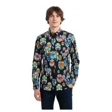 Camasa cu design artistic - Multicolor