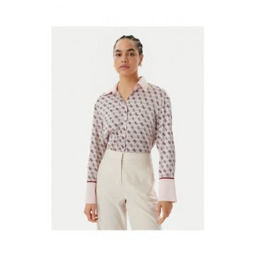 Camasa dama  roz - Negru/Roz