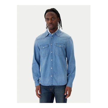 Camasa din denim cu buzunare