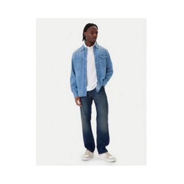 Camasa din denim cu buzunare