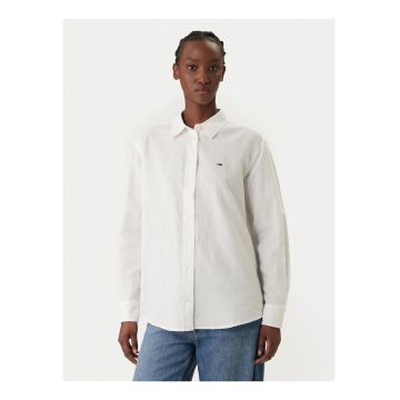 camasa oversized din in si bumbac -