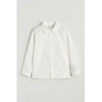 Camasa regular fit cu mansete ajustabile - Alb