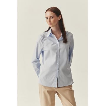 Camasa regular fit din bumbac - Albastru pal