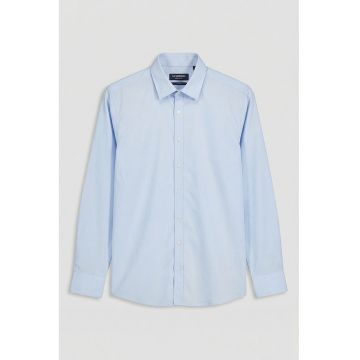 Camasa slim fit cu guler ascutit - Albastru deschis