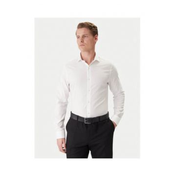 Camasa slim fit din amestec de bumbac