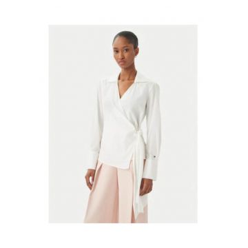 Camasa slim-fit din bumbac organic cu imprimeu uni